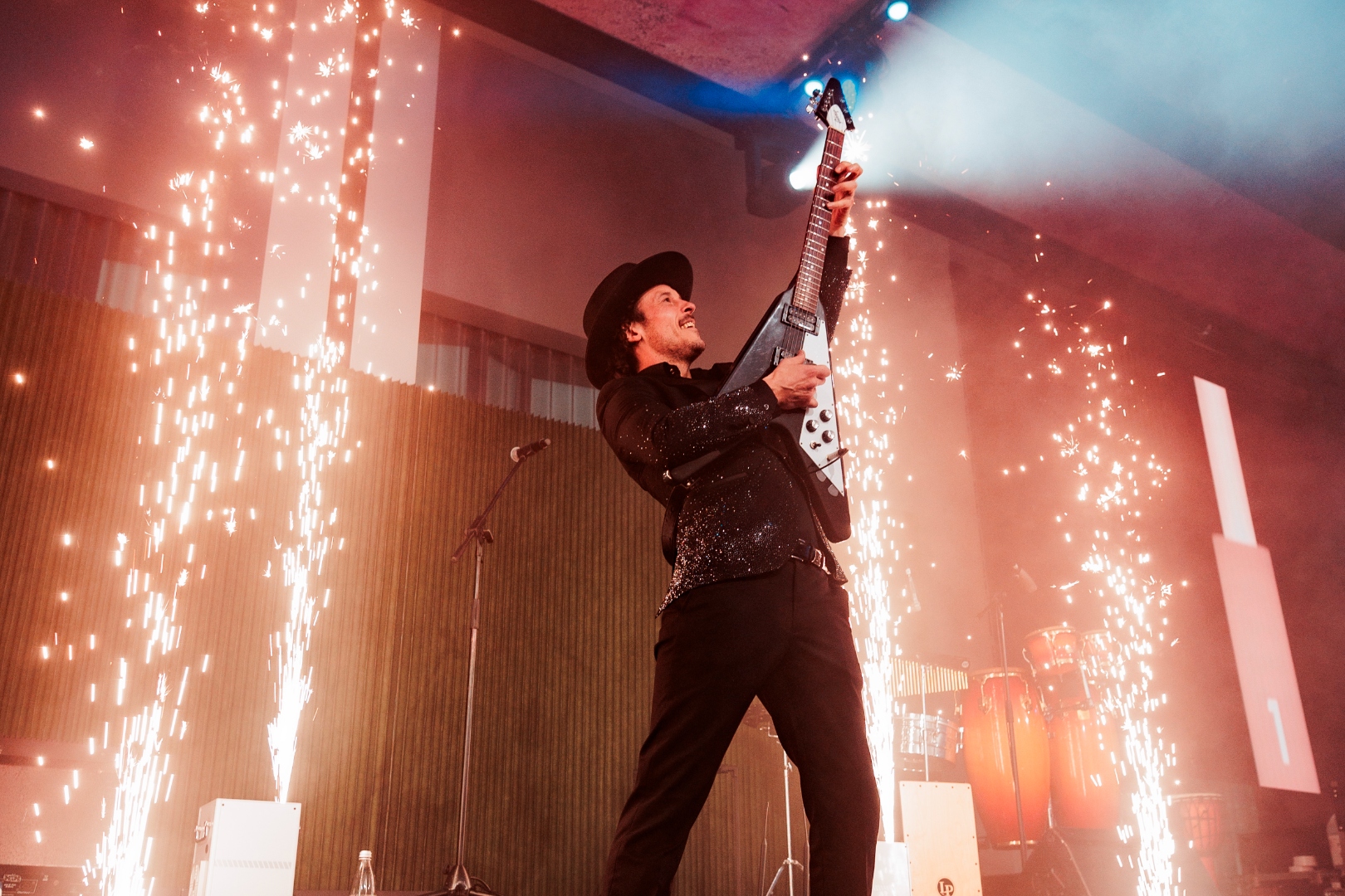 Strings of Fire — guitar and violin with pyrotechnics